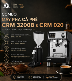 Combo Máy Pha Cà Phê CRM 3200B & CRM 020