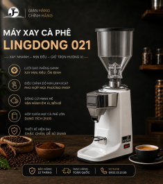 Máy Xay Cà Phê LINGDONG 021 Chính Hãng – Xay Mịn, Độ Bền Cao