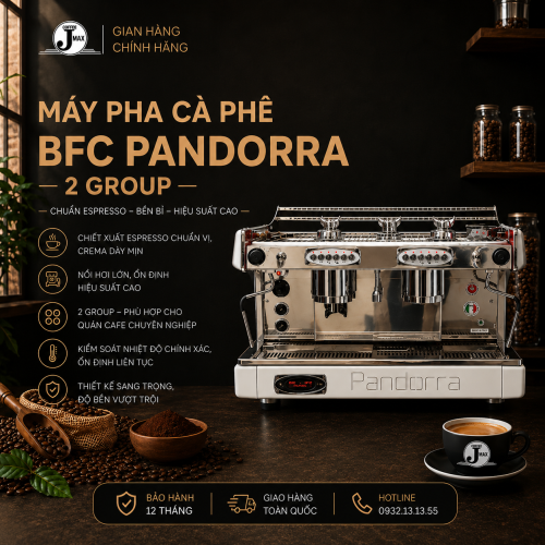 MÁY PHA CÀ PHÊ BFC PANDORRA 2GROUP
