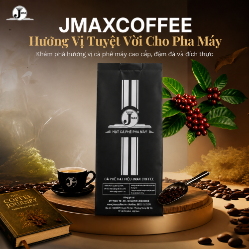 JMAX Coffee ROBUSTA S18  & Culi S18 – Cà Phê Hạt Pha Máy Nguyên Chất Đậm Vị | 1KG